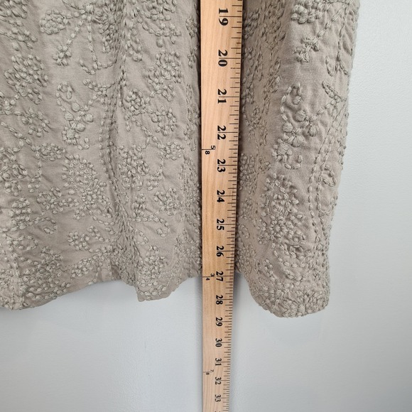 Pure Jill Women's PXL Organic Cotton Embroidered Short Sleeve Pullover T-Shirt - Picture 7 of 9